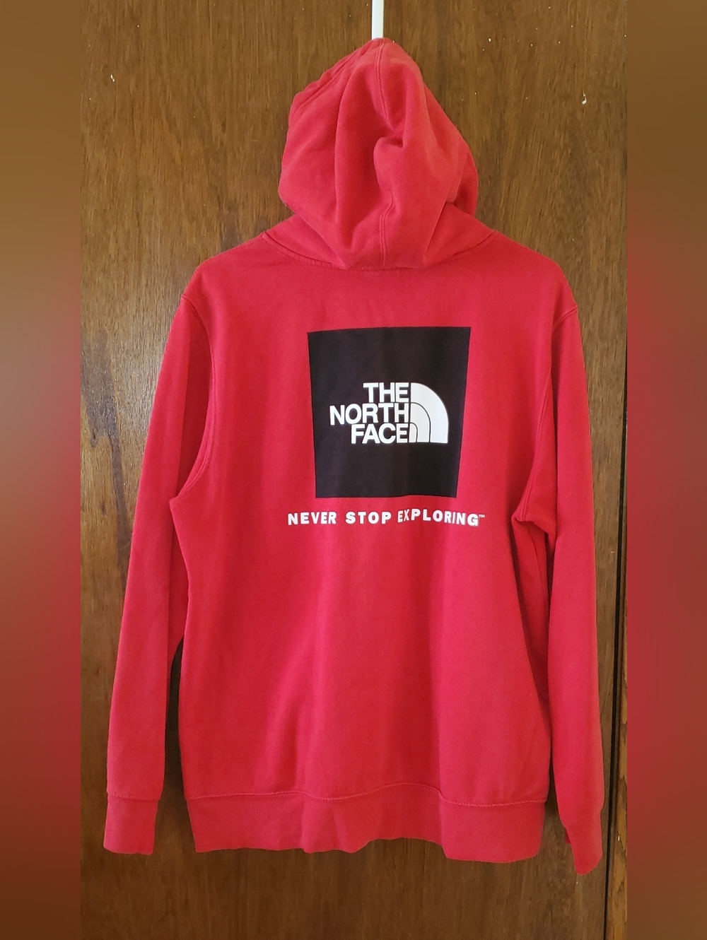 The North Face Men’s Red Logo Hoodie Sz Large